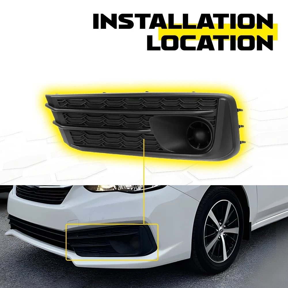 Left Side Front Bumper Fog Light Bezel for Subaru Impreza (2020â2023)