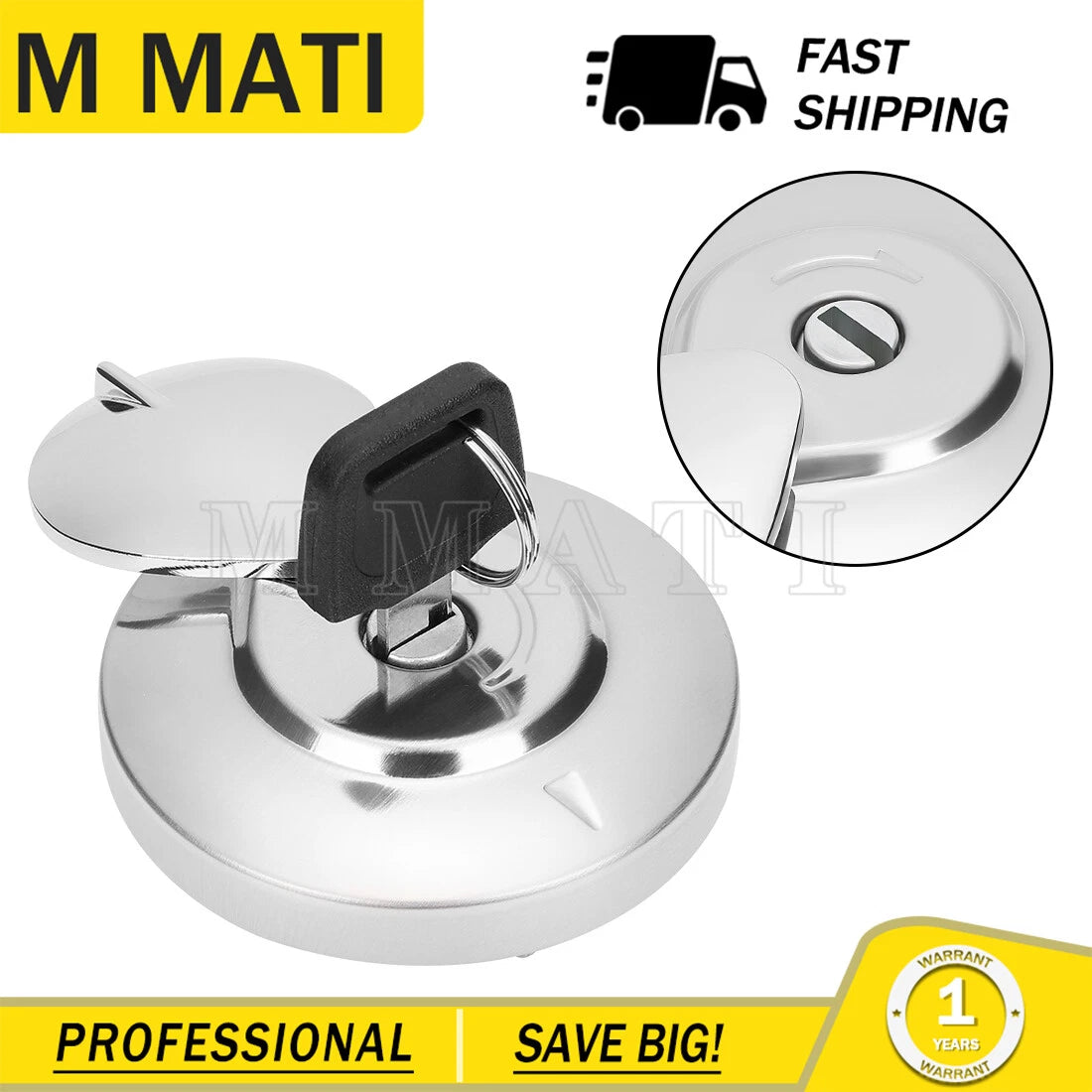 Gas Fuel Tank Cap for Honda VT1100 C/C2/T Shadow ACE/Spirit/Sabre (1992–2007)