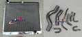Radiator & Black Hoses for Landcruiser VDJ200R 200 Series 4.5TD V8 Diesel (07-15)