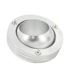 Steering Column Floor Mount for 2 Inch Swivel Base Key Lock (Polished Aluminum)