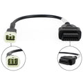 OBD2 6 Pin Diagnostic Plug Adapter for Kawasaki Motorcycle Scooter ATV