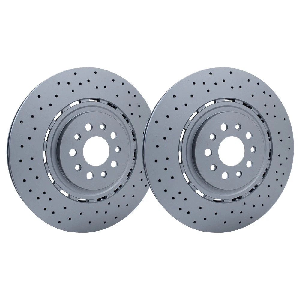 2X Dimpled Brake Disc Rotors for Maserati Levante S (2017–2022)