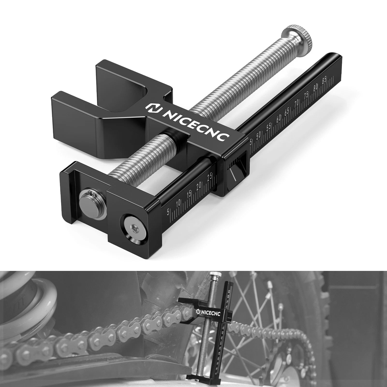 Chain Slack Adjustment Tool for TM Racing EN MX 125 144 250 300 MX 85 (2010–2023)