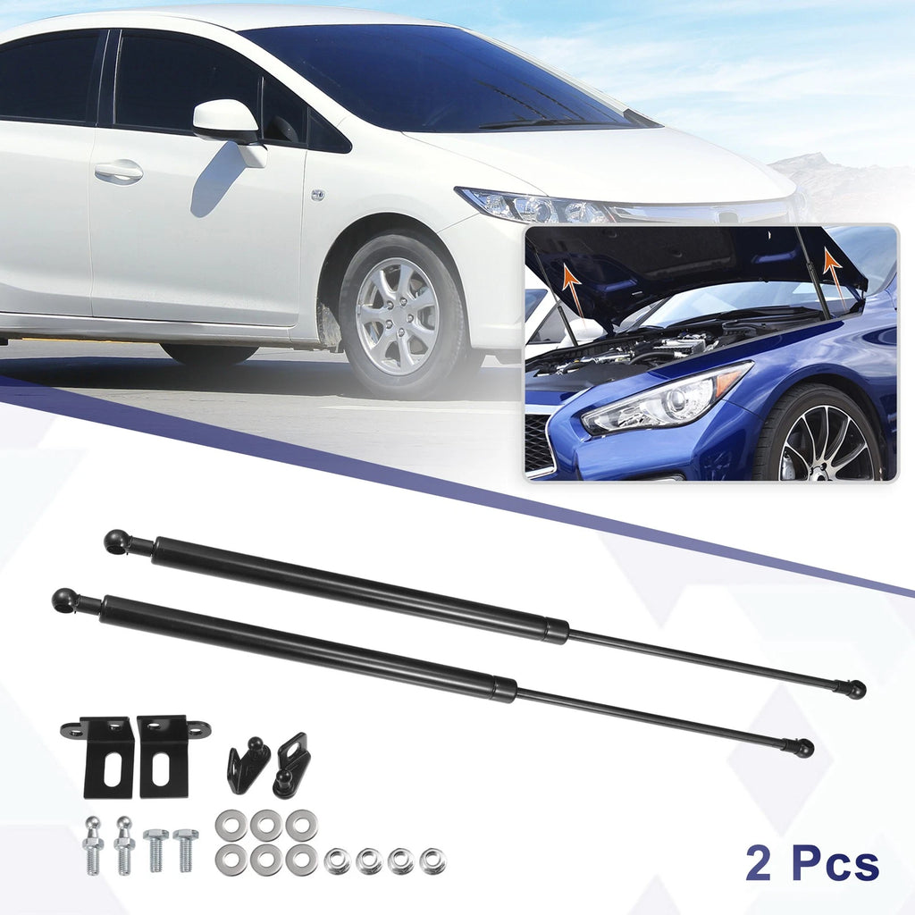 2X Front Hood Lift Supports Struts for Honda Civic FB/FG (2011–2016)