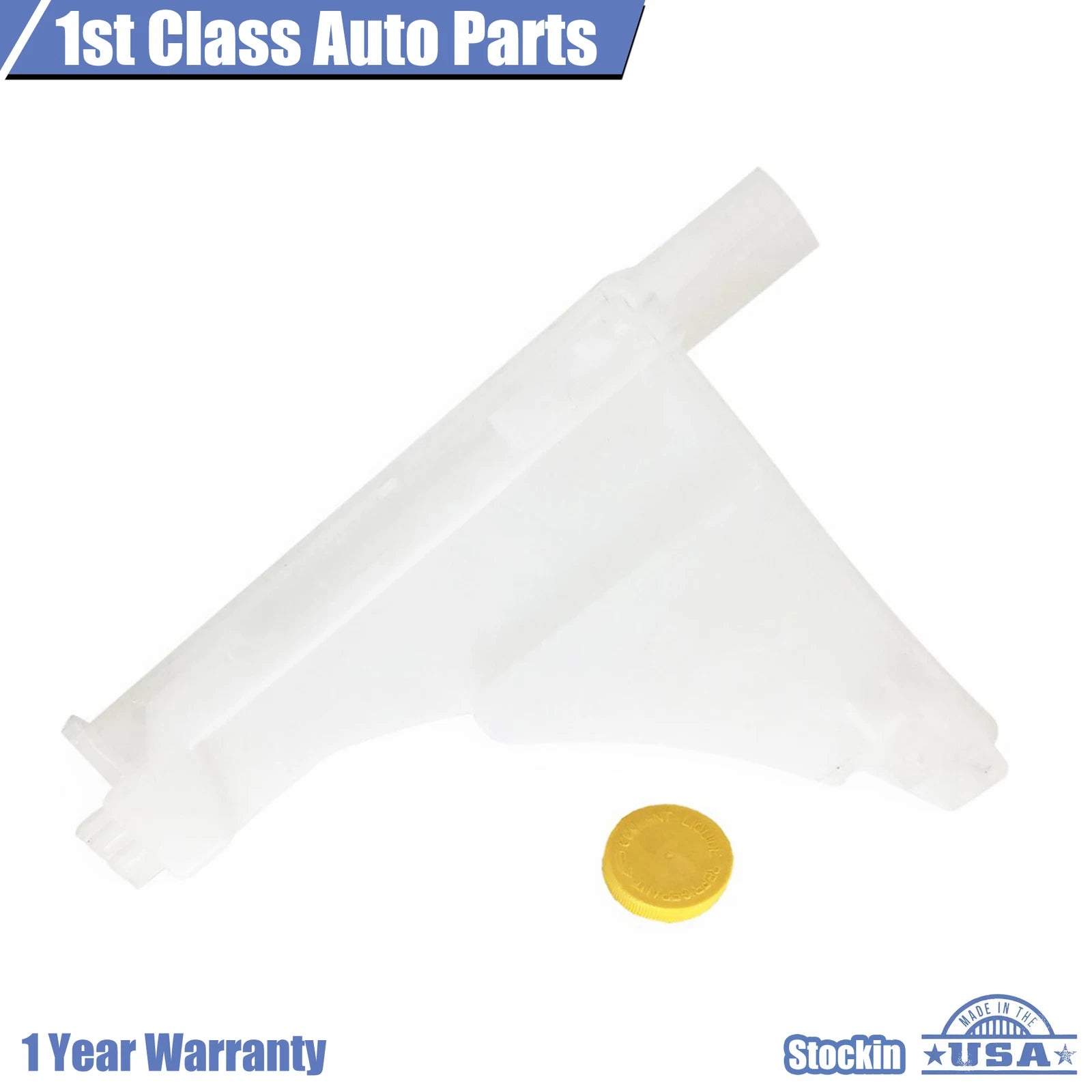 Radiator Coolant Overflow Tank with Cap for Nissan Versa (2007–2012)