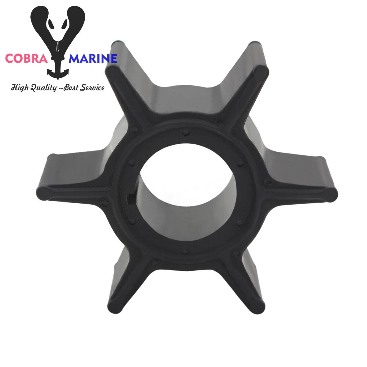 Water Pump Impeller for Tohatsu Nissan 40D F40A 50D F50A (2000–2023) 3C8650212 3C8-65021-2