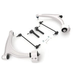 Set of 6 Front Lower Control Arms Sway Bar Tie Rods for Chevy Malibu G6 (2004–2012)