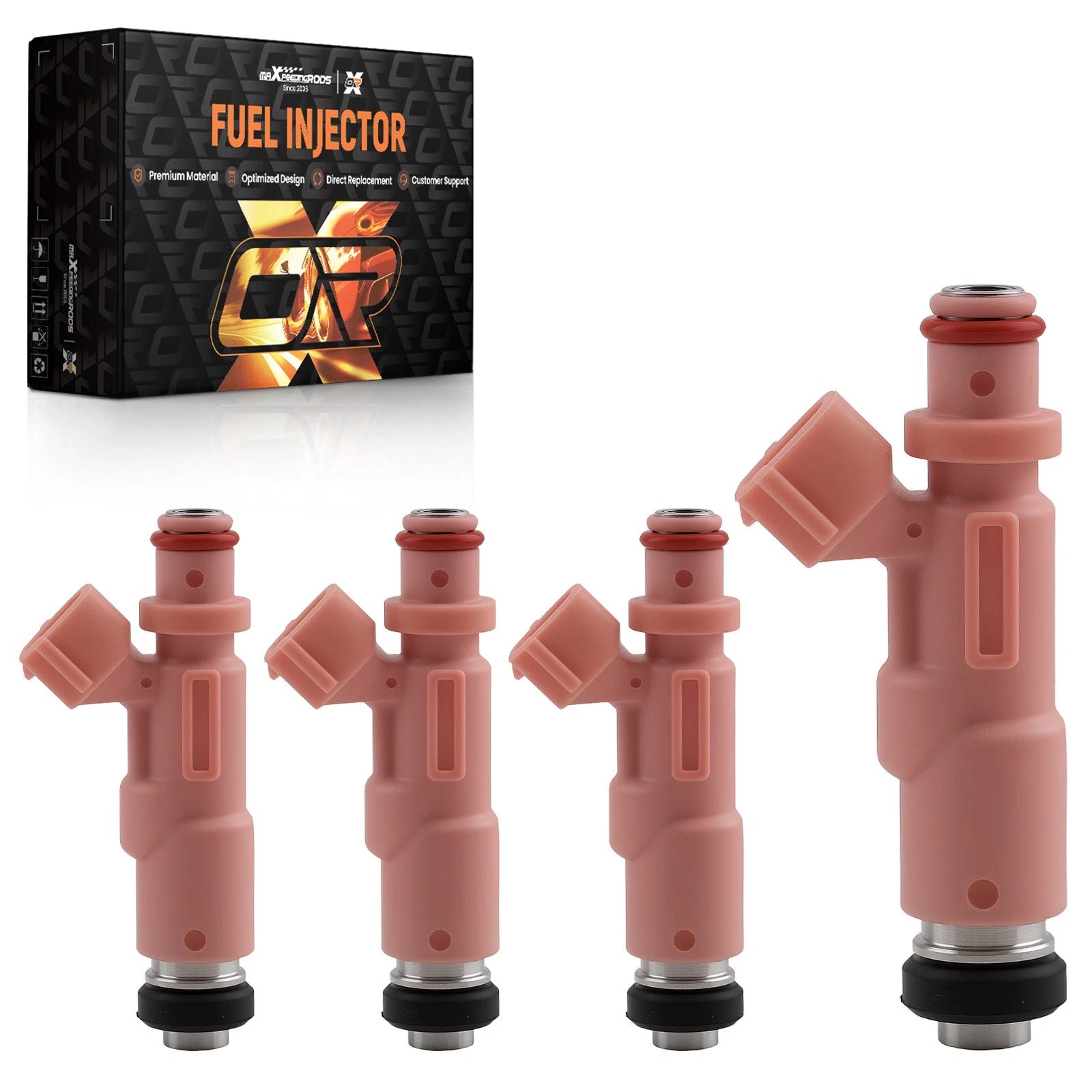 Set of 4 Gas Fuel Injectors for Toyota 4Runner Tacoma 23250-75080