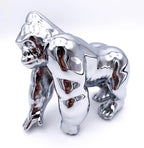 Universal Chrome Die Cast Gorilla King Hood Ornament for Universal Fit (Fit)