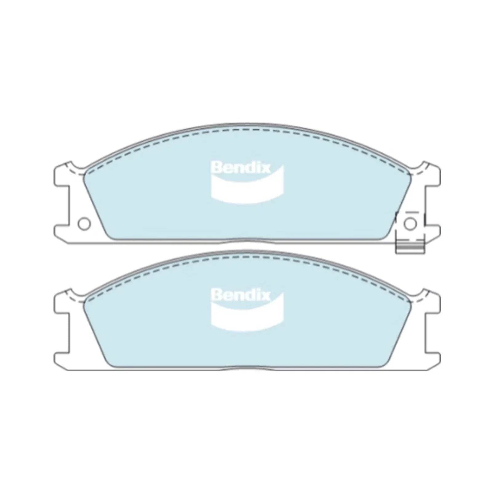 4WD Front Disc Brake Pad Set 2.4L 2.7L for Nissan Urvan E24 (1987 - 1993)