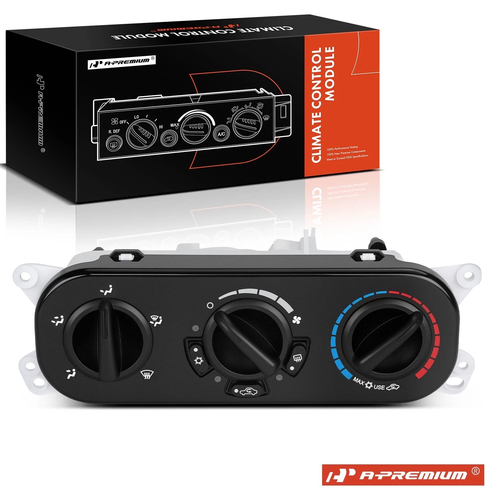 Air Conditioning Control Panel for Jeep Wrangler JL (2018–2023)