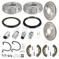 Front Brake Drum Wheel Cylinder Shoes Kit for Honda Foreman 400 TRX400FW (1995–1998)