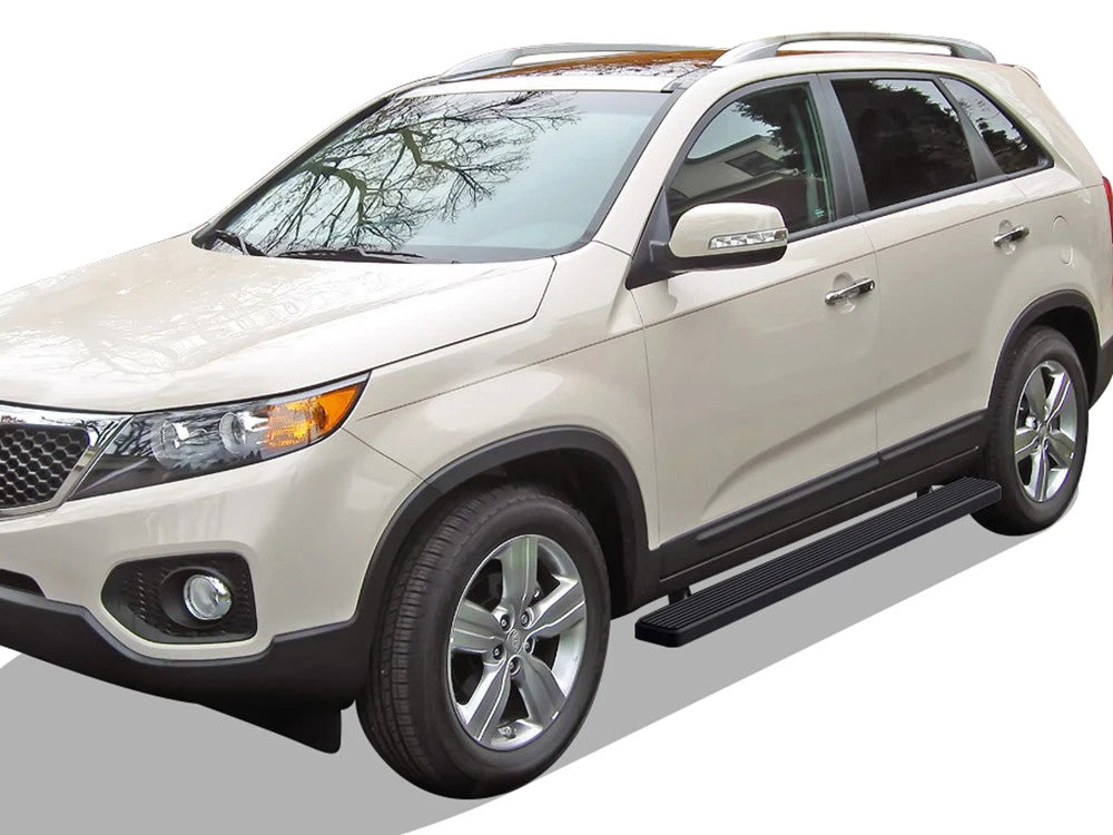 iBoard Running Boards for Kia Sorento (2011-2013) - 5 Inch Matte Black