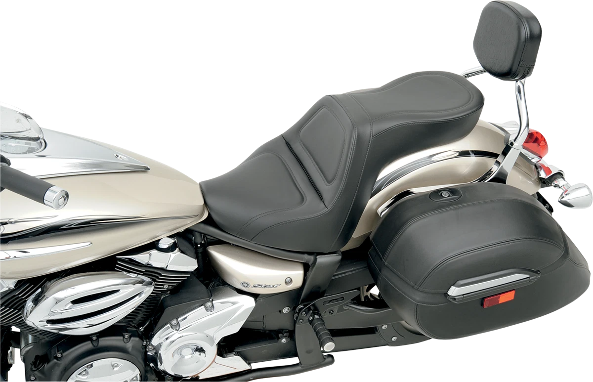 SADDLEMEN Explorer Seat for Yamaha XVS950 (without Backrest, Black)