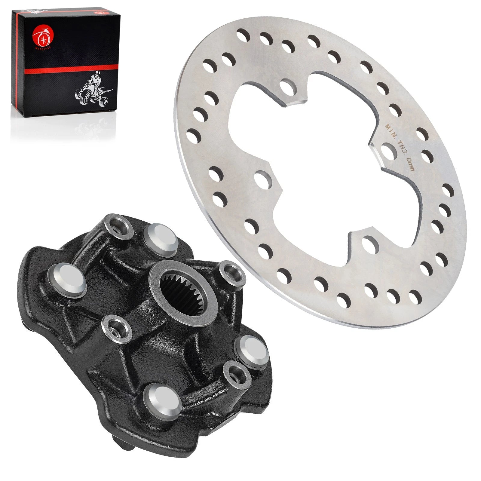 Front Left/Right Wheel Hub Brake Disc for Honda Rancher 420 (2014–2024)