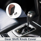Gear Shift Knob Cover for Toyota Camry (2019–2022) Brown Carbon Fiber Black