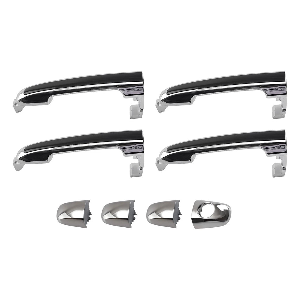 Set of 4 Exterior Door Handles for Hyundai Sonata (2005–2010) 82652-3K010 Black