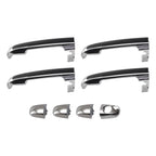 Set of 4 Exterior Door Handles for Hyundai Sonata (2005–2010) 82652-3K010 Black