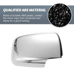 Pair Rearview Mirror Cover Overlay Chrome for Nissan X-Trail Rogue (2008–2013)