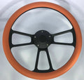 Billet Steering Wheel 5 Hole Black Front for Truck SUV (2008–2018)