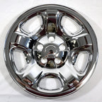 Wheel Skins Hub Cap Covers Chrome 16 Inch 5 Lug for 2002–2007 Jeep Liberty