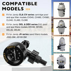 Air Pressure Gauge Release Valve for Jandy CL CV DEL DEV JS Series (0-60 PSI)