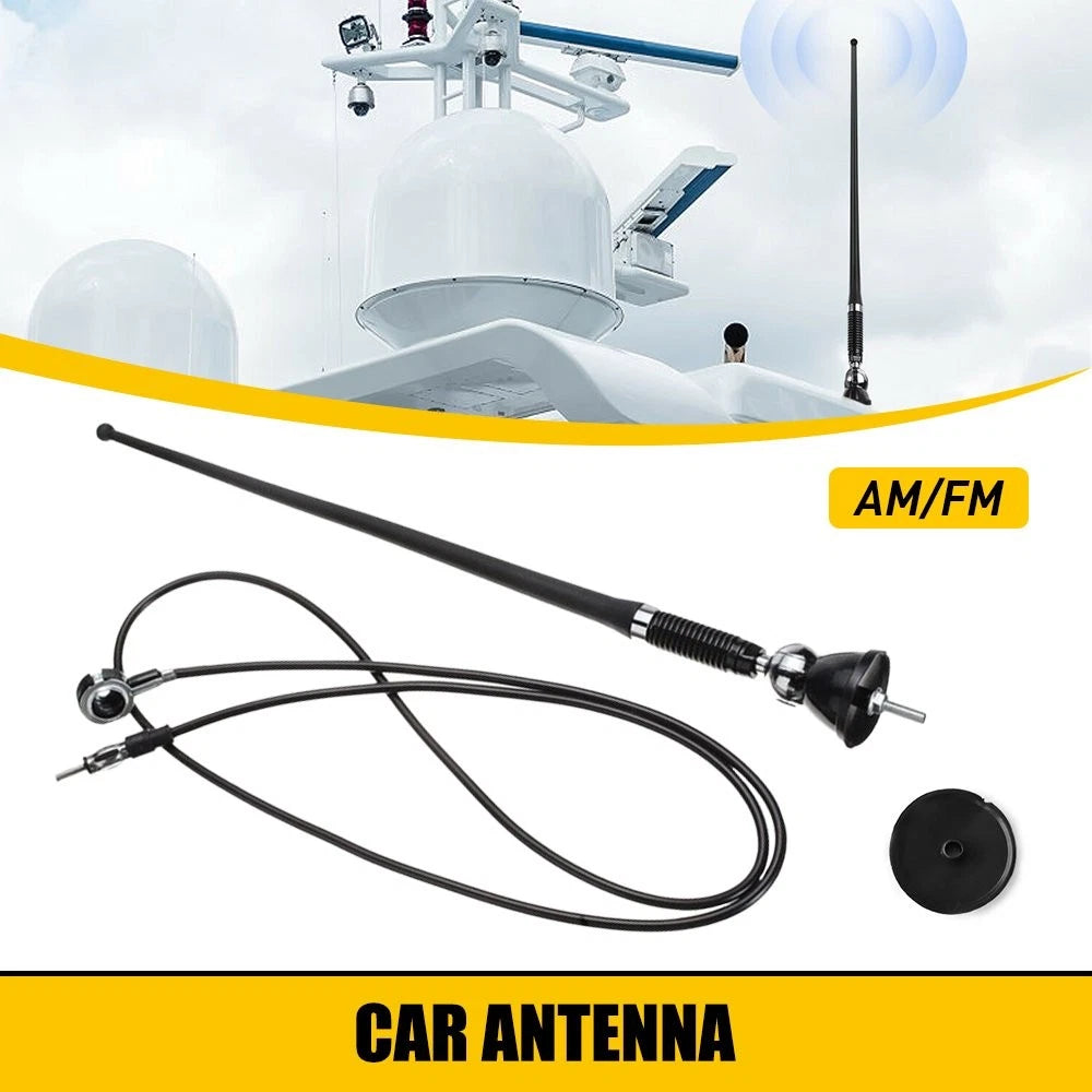 16" Car Stereo FM AM Amplified Radio Signal Antenna Aerial Universal