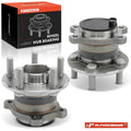 2X Rear Wheel Hub & Bearing Assembly with ABS for Ford Transit Connect (2010–2023)
