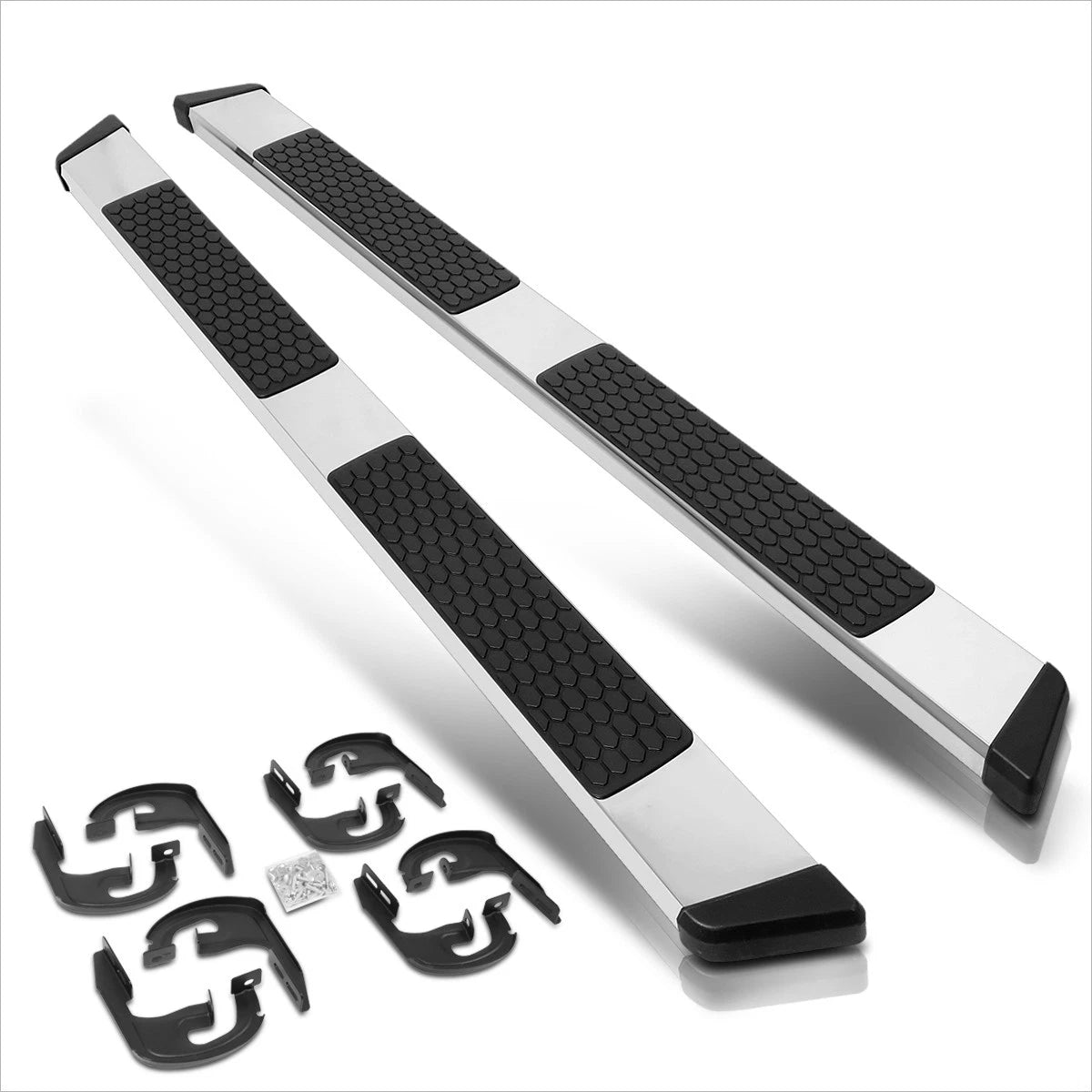 Set of 2 Honeycomb Step Pad Running Boards for Silverado/Sierra (2019–2024)