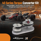 Torque Converter Kit for Go Kart 9-16HP (1" Crankshaft, 1/4")