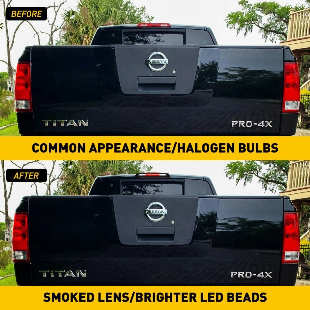 LED Third Brake Light for Nissan Frontier (2005–2016) Titan (2004–2015) QLL