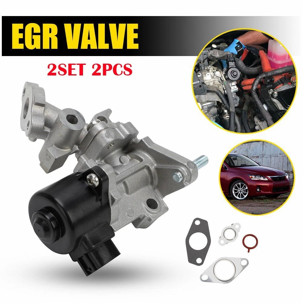 2X EGR Valve for Toyota Prius (2010–2015), Prius V (2012–2017), Lexus CT200h (2011–2017)