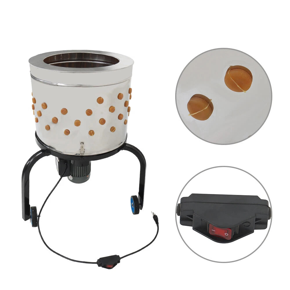 Chicken Plucker Machine for Poultry Processing (120V)