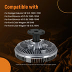 Cooling Fan Clutch for Dodge Dakota V8 5.2L (1990–1991) F4UZ8A616-A 2783