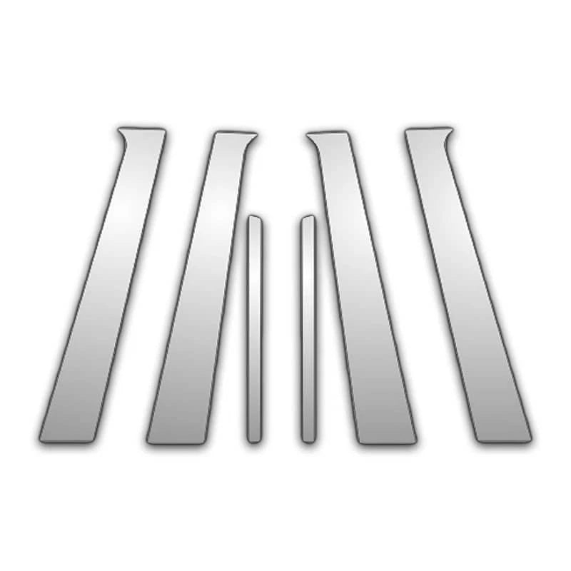 Diamond Grade 6pc Stainless Steel Pillar Post Covers for 2007-2016 Jeep Compass