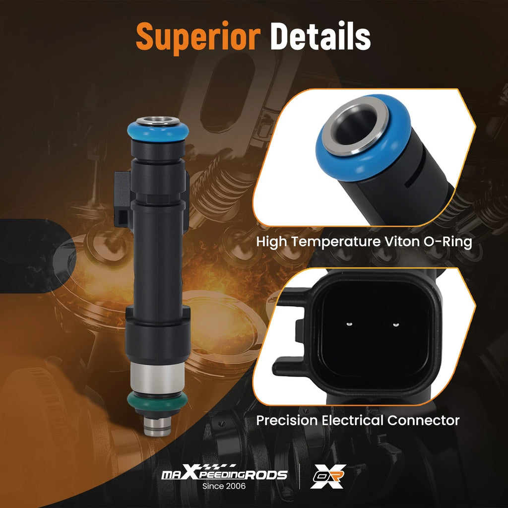 8-Pack 4-Hole Fuel Injector for Ford Expedition Lincoln Navigator (2007–2008)