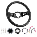 Flat Dish Racing Steering Wheel for Universal Fit (12.5"/320mm)