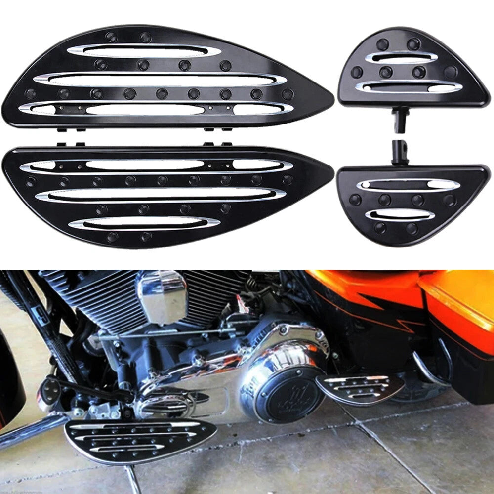 CNC Aluminum Floorboard Pegs Set for Harley Touring (1984–Present)