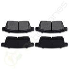 Set of 4 Rear Brake Low Ceramic Pads for Ford Edge (2007–2010)