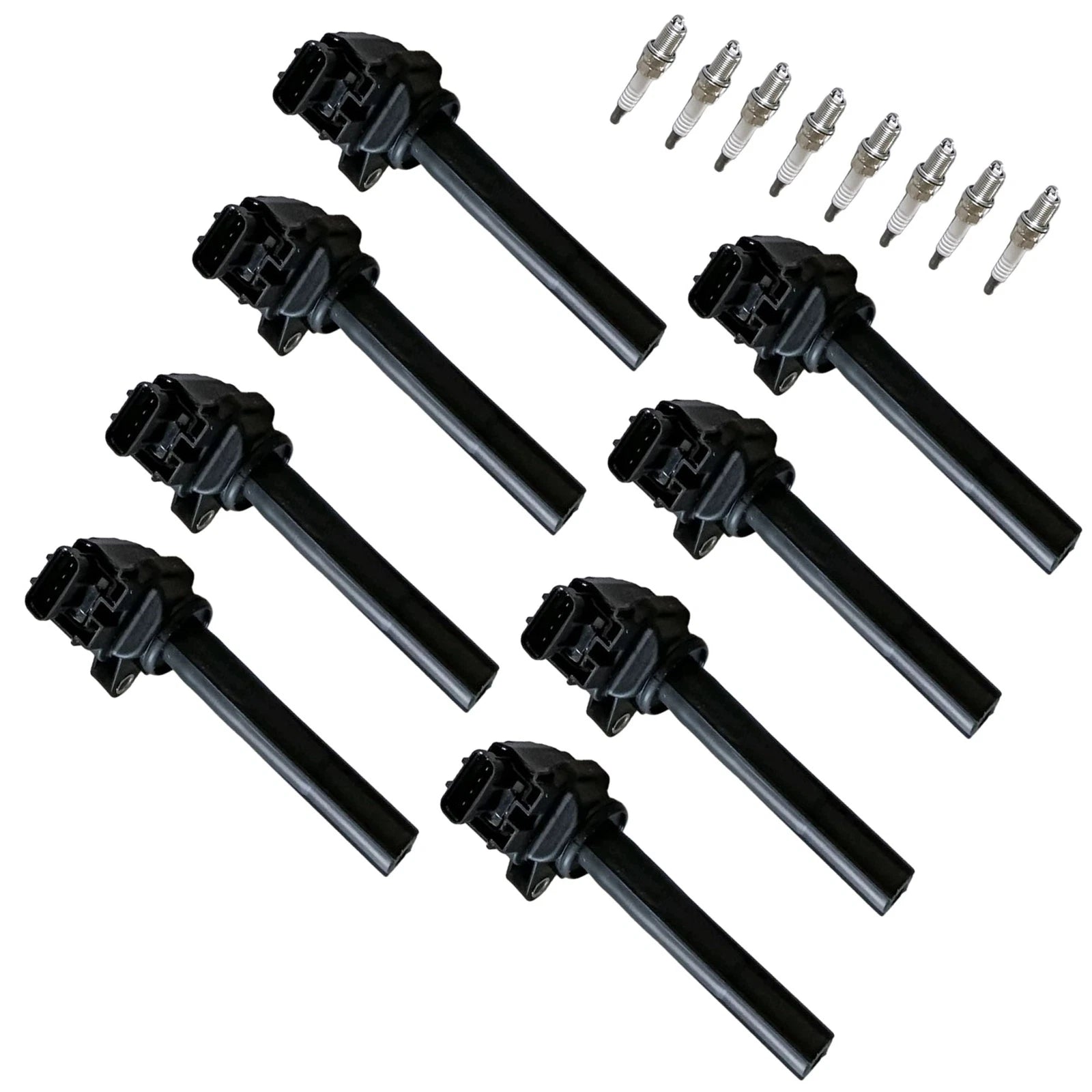Set of 8 Ignition Coils & Spark Plugs for Lexus GS400 LS400 SC400 (1991–2000)