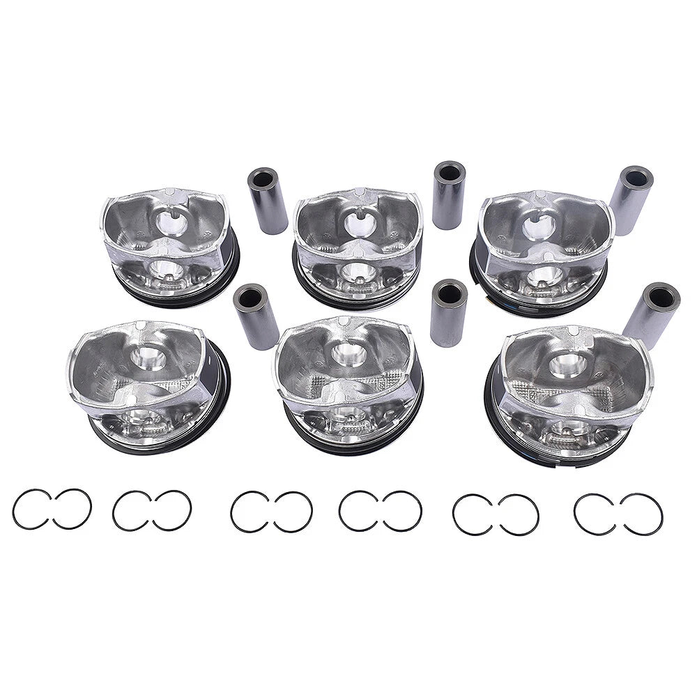Set of 6 Engine Piston Rings for Land Rover Range Rover LR4 (2010–2012)