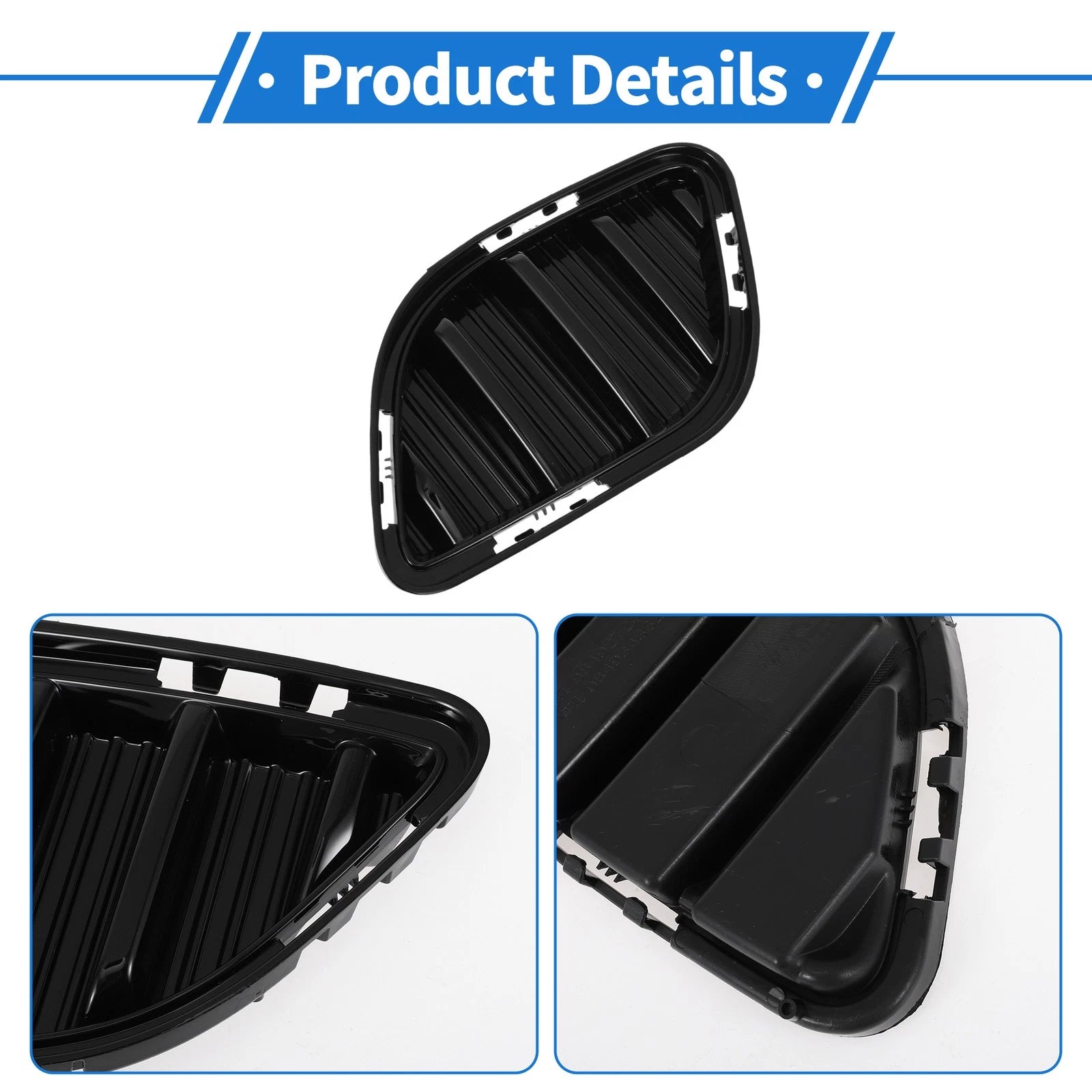 1 Pc Fog Light Grill for Buick Envision (2021–2023) No. 84927256 Black