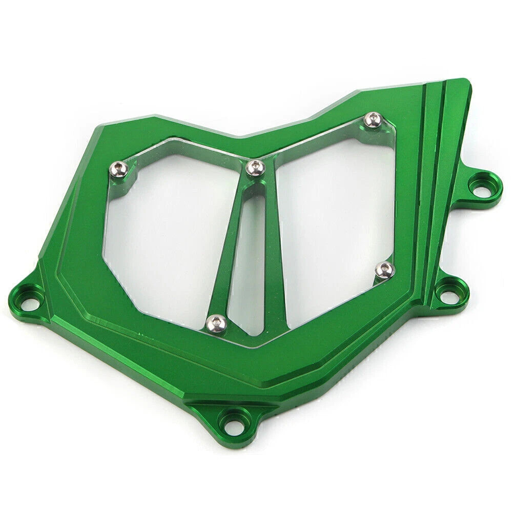 Aluminum Front Sprocket Cover Chain Guard for Kawasaki Ninja ZX10R (2011–2017) Green