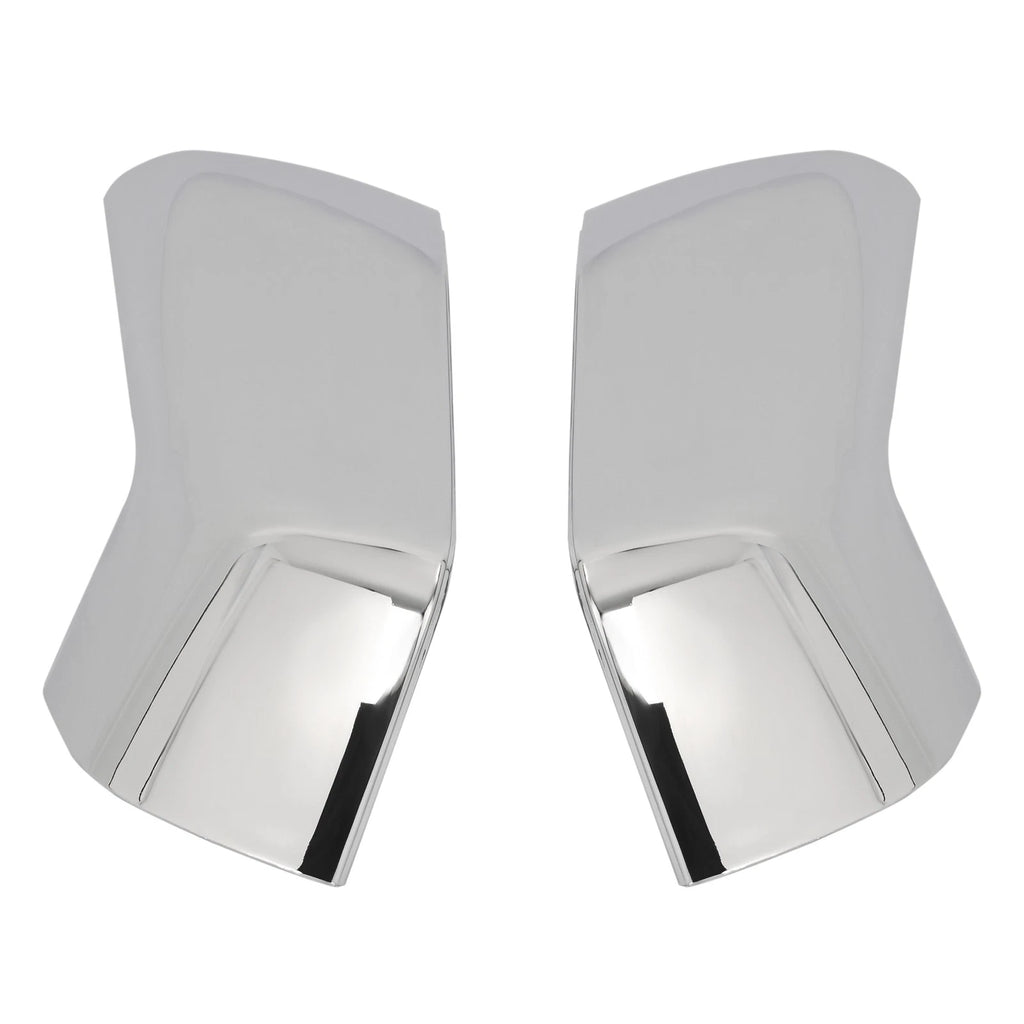 Chrome Top Half Mirror Cover Caps for Chevy Silverado GMC Sierra 1500 (2019–2023)