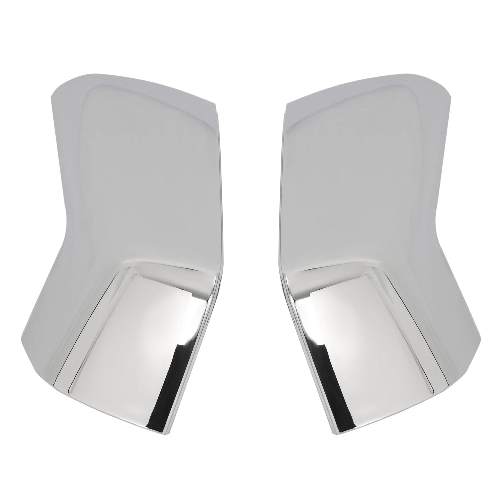 Chrome Top Half Mirror Cover Caps for Chevy Silverado GMC Sierra 1500 (2019–2023)