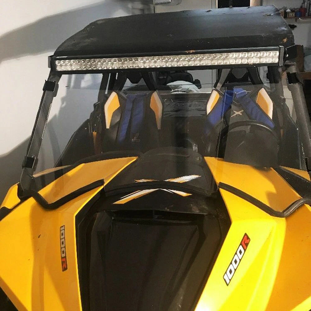 Full Windshield Windscreen with 4 Clamps for Can Am Maverick 1000R (2013–2018)