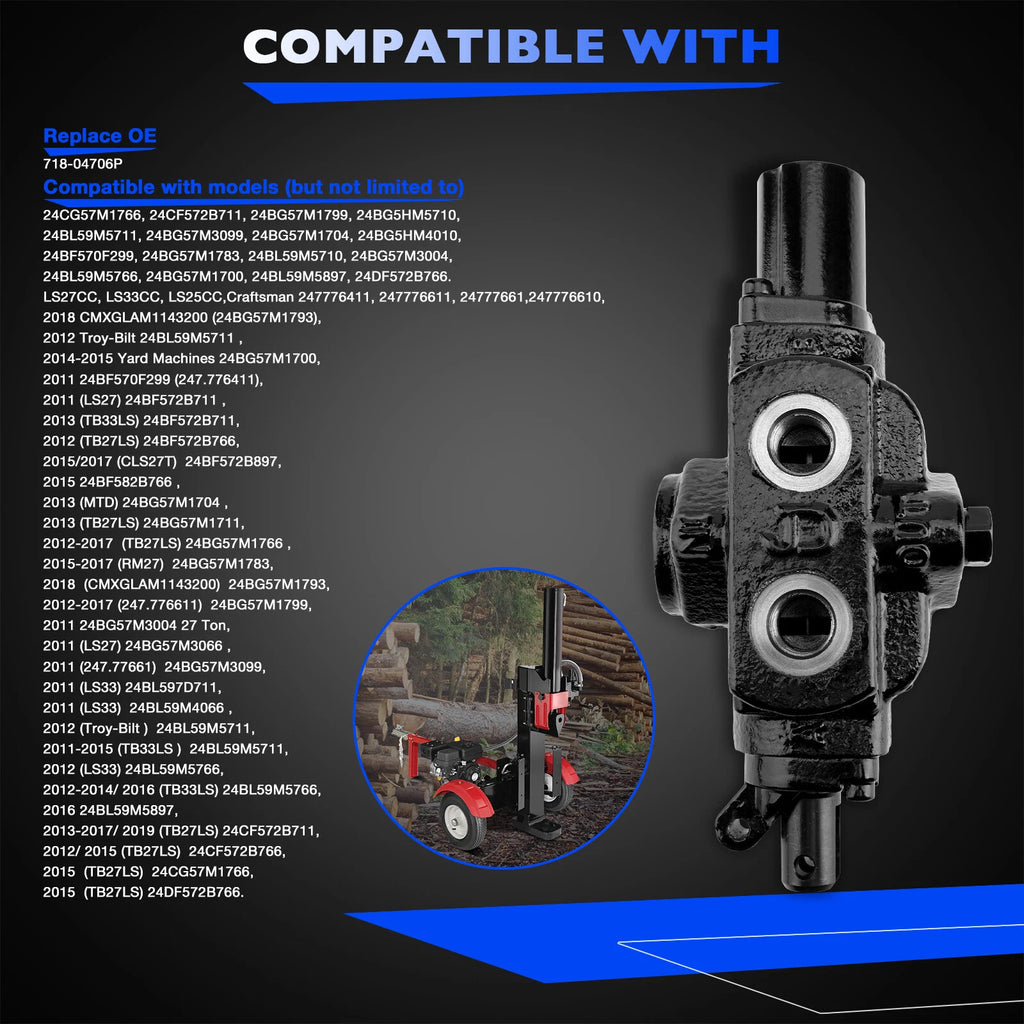 Control Valve for Troy-Bilt Craftsman LS27CC