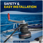 10" Winch Handle and Holder Pocket Set for Sailboat (FO3924-570)