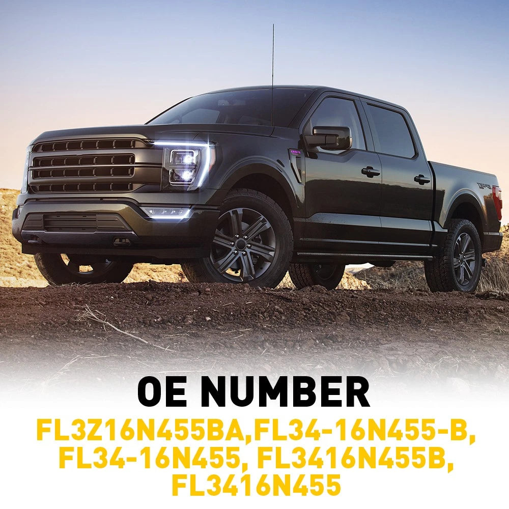Running Board End Cap for Ford F150 (2015–2022) Left Driver Side