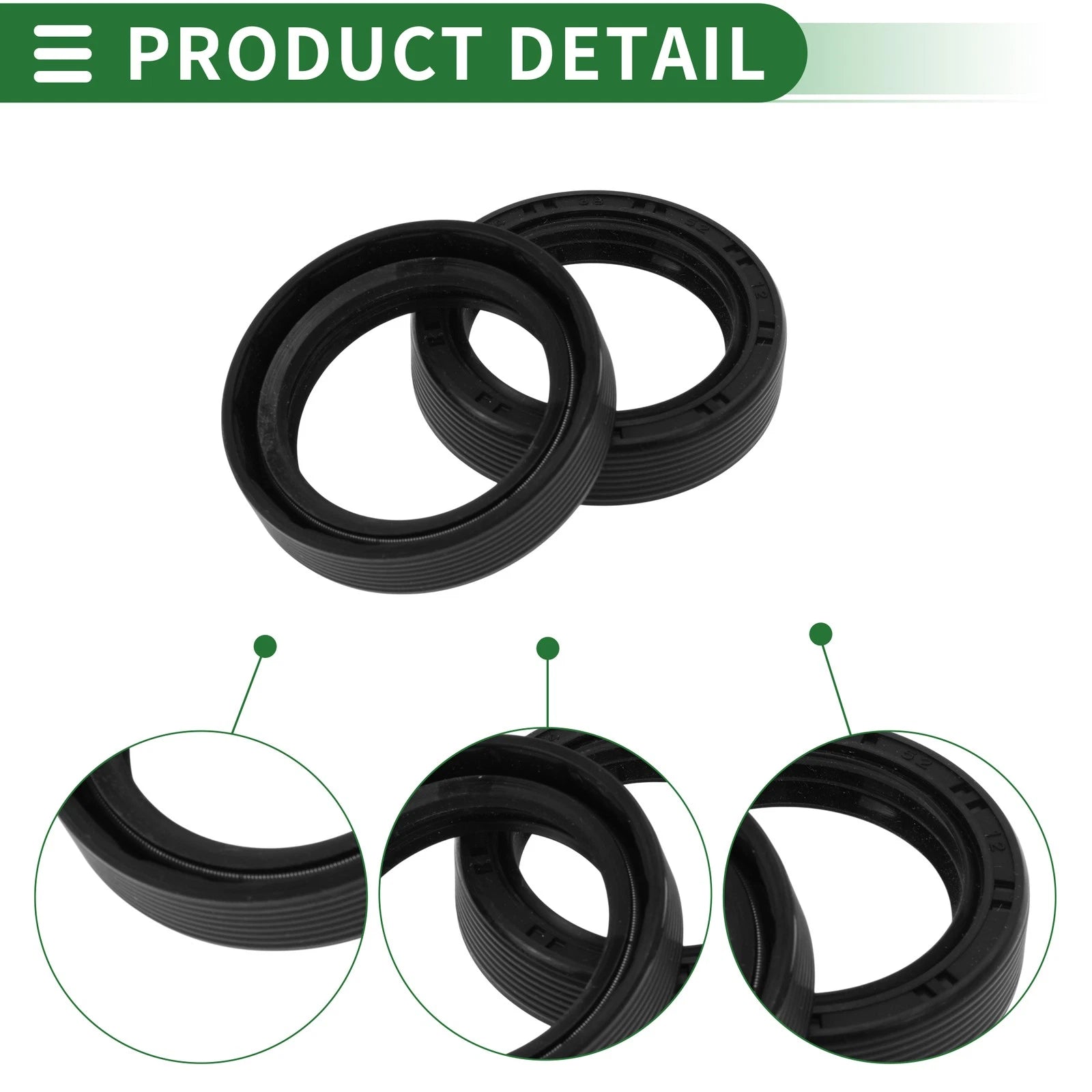 Oil Seal for Rotary Shaft (38x52x12mm)